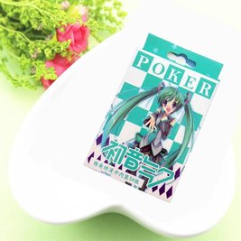 Cards with Hatsune Miku for playing in poker - Vocaloid, Card game