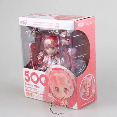 Аниме фигурка (нендороїд 500) "Хацуне Мику Сакура (Hatsune Miku Sakura) Bloomed in Japan" - 10 см, копія