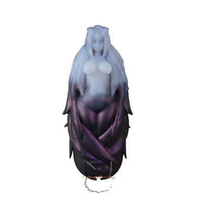 Silicone male masturbator "Harpy" - black-blue