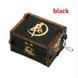 Wooden black music box - melody from Sailor Moon