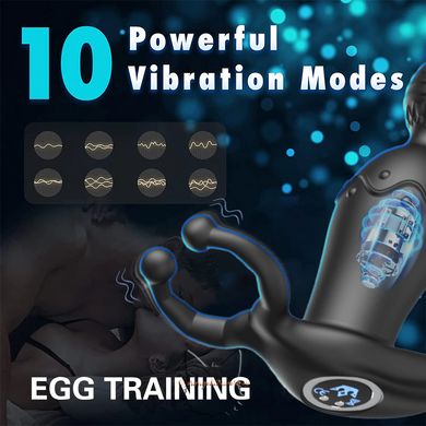 Anal plug massager with vibration - Wi-Fi control