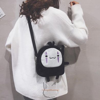 Faceless Man's Bag Based on the Anime Spirited Away - Purple