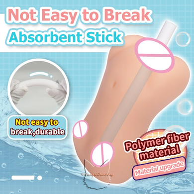 Absorbent water-absorbing antibacterial stick for sex toys and dolls