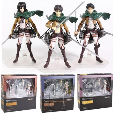 Anime figure (figma No. 203) "Attack on Titan - Mikasa Ackerman" - 14.5 cm