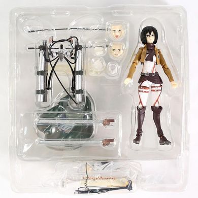 Anime figure (figma No. 203) "Attack on Titan - Mikasa Ackerman" - 14.5 cm