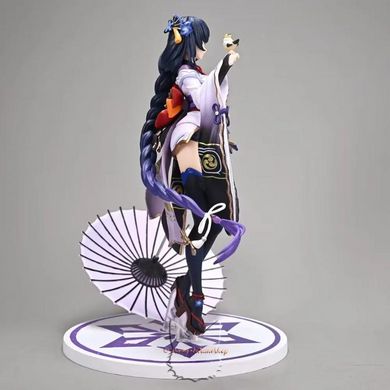 Anime figure "Raiden Shogun" Ei with an umbrella from the game "Genshin Impact" - 23 cm, type A