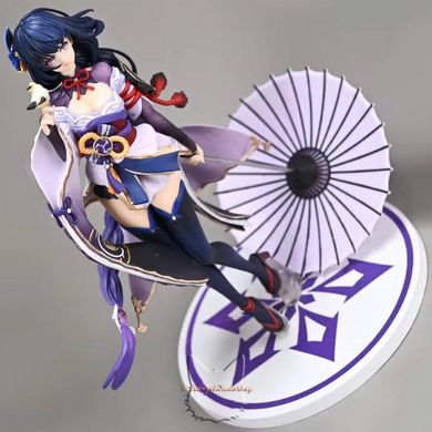 Anime figure "Raiden Shogun" Ei with an umbrella from the game "Genshin Impact" - 23 cm, type A