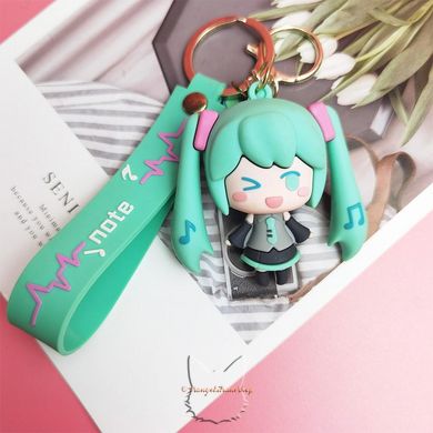 Waterproof keychain "Hatsune Miku" - "Vocaloid" - green