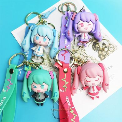 Waterproof keychain "Hatsune Miku" - "Vocaloid" - blue