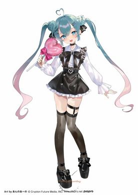 Anime figure "Hatsune Miku - Subculture" - Vocaloid - copy, 18.5 cm