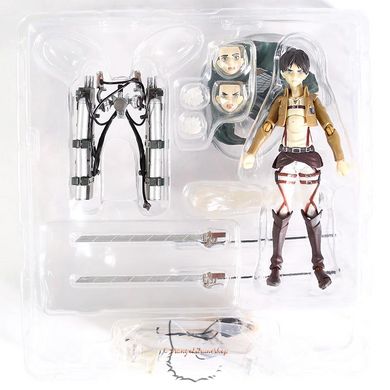 Аниме фигурка (фигма №207) "Атака Титанов (Attack on Titan) - Эрен Йегер (Eren Yeager)" - 14.5 см