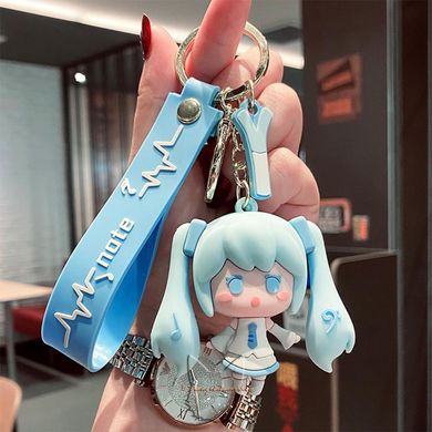 Waterproof keychain "Hatsune Miku" - "Vocaloid" - blue