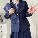 Korean school uniform for womens - navy blue blazer - XS-3XL