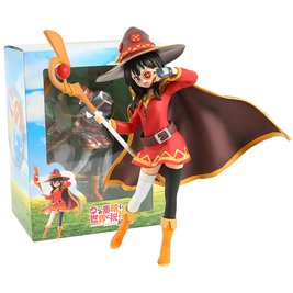 Аниме фигурка Мегумин (Megumin) - KonoSuba (Коносуба) - 20 см, Completed Model (завершённая модель), Мегумин, 20 см, Твёрдое тело, С коробкой, Копия