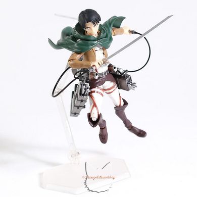 Аниме фигурка (фигма №213) "Атака Титанов (Attack on Titan) - Леви Акерман (Levi Ackerman)" - 14 см