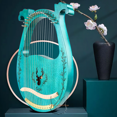 Lyre Harp 16 strings blue color - type B