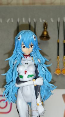 Anime figure "Ayanami Rei Long Hair ver." - "Evangelion: 3.0+1.0" - copy, 17 cm