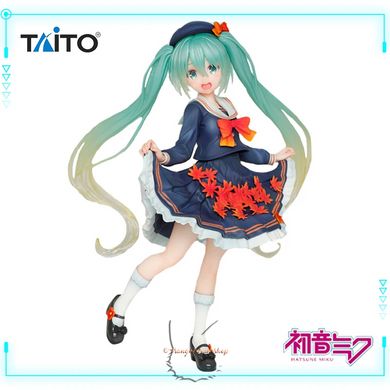 Аниме фигурка "Хацуне Мику Осень (Miku Hatsune 3rd season Autumn Ver.)" - Вокалоид (Vocaloid) - оригинал, 18 см