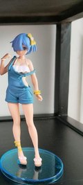 Anime figure Rem in overalls - Re: Zero life in an alternate world from scratch - 16 cm