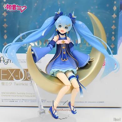 Anime figure (figma EX-037) "Hatsune Miku" and "Rabbit Yukine Twinkle Snow - Vocaloid - 13.5 cm, original