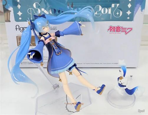 Anime figure (figma EX-037) "Hatsune Miku" and "Rabbit Yukine Twinkle Snow - Vocaloid - 13.5 cm, original