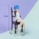 Anime figure Rem in Subaru clothes - Re Zero - 16.5 cm, with a chair