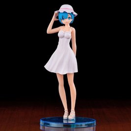 Anime figure Rem in a white dress - Re: Zero life in an alternate world from scratch - 16 cm