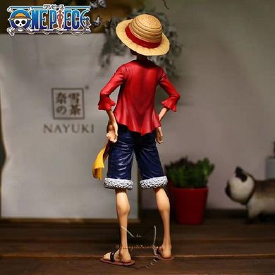 Аниме фигурка "Луффи (Luffy Monkey D.)" - Ван-Пис Большой Куш (One Piece) Grandista -The Grandline Man- - 27 см, Game Prize, Луффи, 27 см, Твёрдое тело, Без коробки, Копия