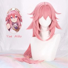 Anime cosplay wig for the character "Yae Miko" - Genshin Impact