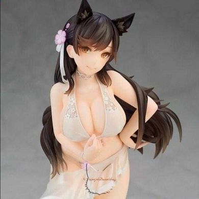 Аниме фигурка "Атаго Манацу (Atago Manatsu)" Koushinkyoku Ver. по игре "Лазурный путь (Azur Lane / Азур Лэйн) - 18 см, Белый, Completed Model (завершённая модель), Атаго Манацу, 18 см, Твёрдое тело, Твёрдая грудь, С коробкой, Премиум копия, Со сменными деталями