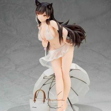 Anime figure "Atago Manatsu" Koushinkyoku Ver. from the game "Azur Lane" - 18 cm, White, Completed Model, Atago Manatsu, 18 cm, Hard body, Hard chest, Boxed, Premium copy (replica), With replaceable parts