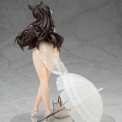 Anime figure "Atago Manatsu" Koushinkyoku Ver. from the game "Azur Lane" - 18 cm, White, Completed Model, Atago Manatsu, 18 cm, Hard body, Hard chest, Boxed, Premium copy (replica), With replaceable parts