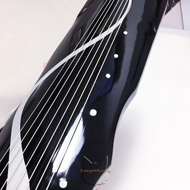 Guqin 7 strings black and blue color - set No. 2