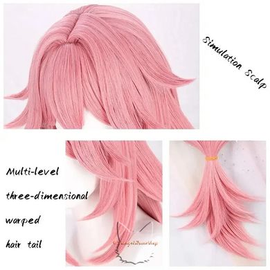 Anime cosplay wig for the character "Yae Miko" - Genshin Impact