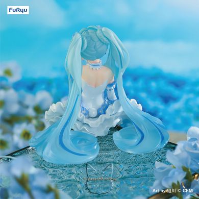 Аніме фігурка Noodle Stopper "Хацуне Міку (Hatsune Miku)" Flower Fairy Nemophilia - Вокалоїд (Vocaloid) - 15 см, оригінал