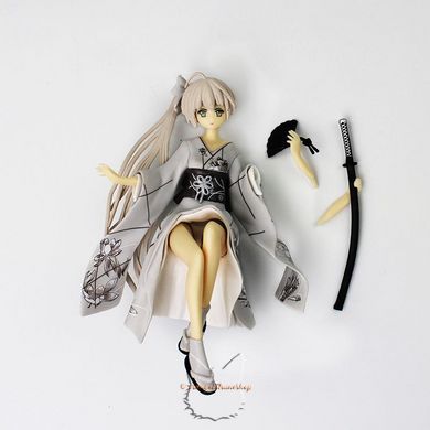 Anime figurine "Kasugano Sora in a kimono (Kasugano Sora) - Yosuga no Sora" - white, 13 cm