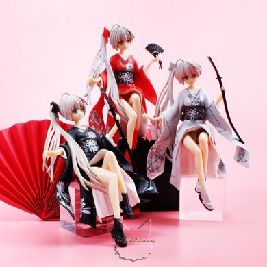 Anime figurine "Kasugano Sora in a kimono (Kasugano Sora) - Yosuga no Sora" - black, 13 cm