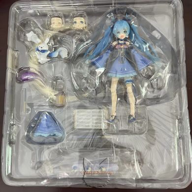 Anime figure (figma EX-037) "Hatsune Miku" and "Rabbit Yukine Twinkle Snow - Vocaloid - 13.5 cm, copy