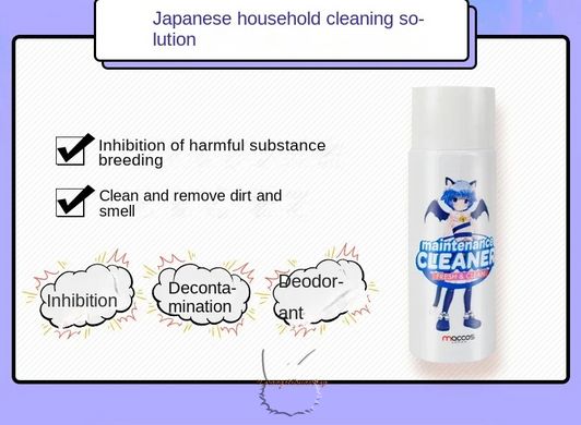 Japanese cleaning fluid for sex toys