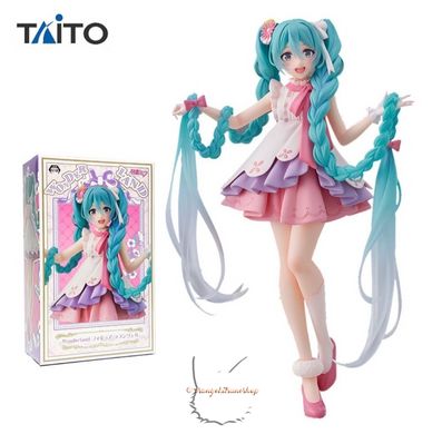 Аниме фигурка "Hatsune Miku (Хацуне Мику) Рапунцель (Rapunzel)" - Страна Чудес (Wonderland) - оригинал Taito, 18 см