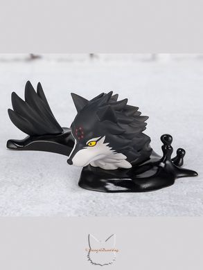 Anime mini-figure "Fushiguro Megumi with Shadow Wolf (Fushiguro Megumi and Gyokuken) - Magic Battle (Jujutsu Kaisen)" - 10 cm