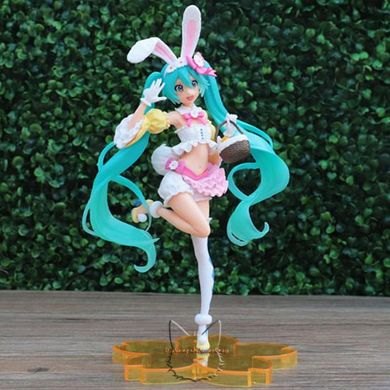 Аниме фигурка "Хацуне Мику (Hatsune Miku)" пасхальный зайчик 2nd Season Spring ver. Easter Bunny - копия, 22 см