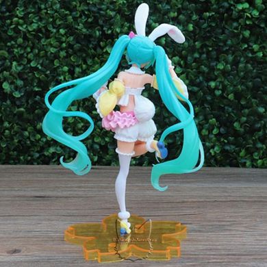 Аниме фигурка "Хацуне Мику (Hatsune Miku)" пасхальный зайчик 2nd Season Spring ver. Easter Bunny - копия, 22 см