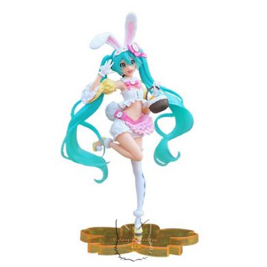 Аниме фигурка "Хацуне Мику (Hatsune Miku)" пасхальный зайчик 2nd Season Spring ver. Easter Bunny - копия, 22 см