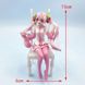 Anime figure "Hatsune Miku Sakura" - Noodle Stopper - copy with white chair, 15 cm