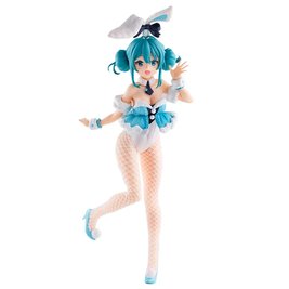 Anime figure "Hatsune Miku" white rabbit (BiCute Bunnies White Bunny Pearl Color Ver.) - original, 18 cm