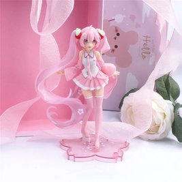 Аниме фигурка "Хацуне Мику (Hatsune Miku) Сакура (Pink Sakura Ver.)" - копия, 14.5 см