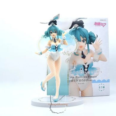 Аніме фігурка "Хацуне Міку (Hatsune Miku)" білий кролик (BiCuteBunnies White Bunny Pearl Color Ver.) - оригінал, 18 см