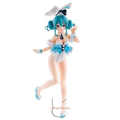 Anime figure "Hatsune Miku" white rabbit (BiCute Bunnies White Bunny Pearl Color Ver.) - original, 18 cm