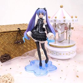 Anime figure "Hatsune Miku in a black dress (Black Dress SPM Figure Infinity Ver.)" - Vocaloid (Vocaloid) Project Diva Arcade - 16.8 cm, copy